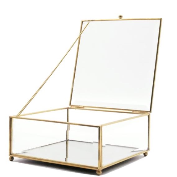 Brass & Glass Display Box  - Small