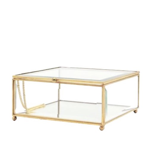 Brass & Glass Display Box  - Small