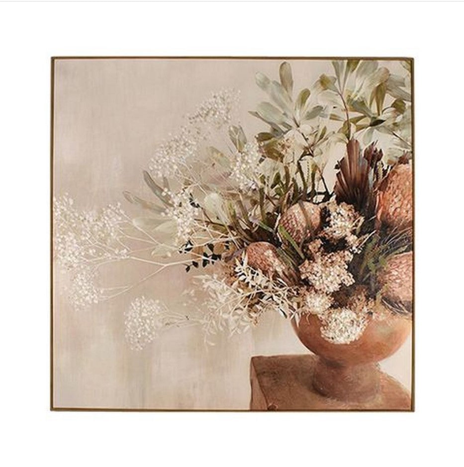 Briony Oak Frame Oil Paint in Natural