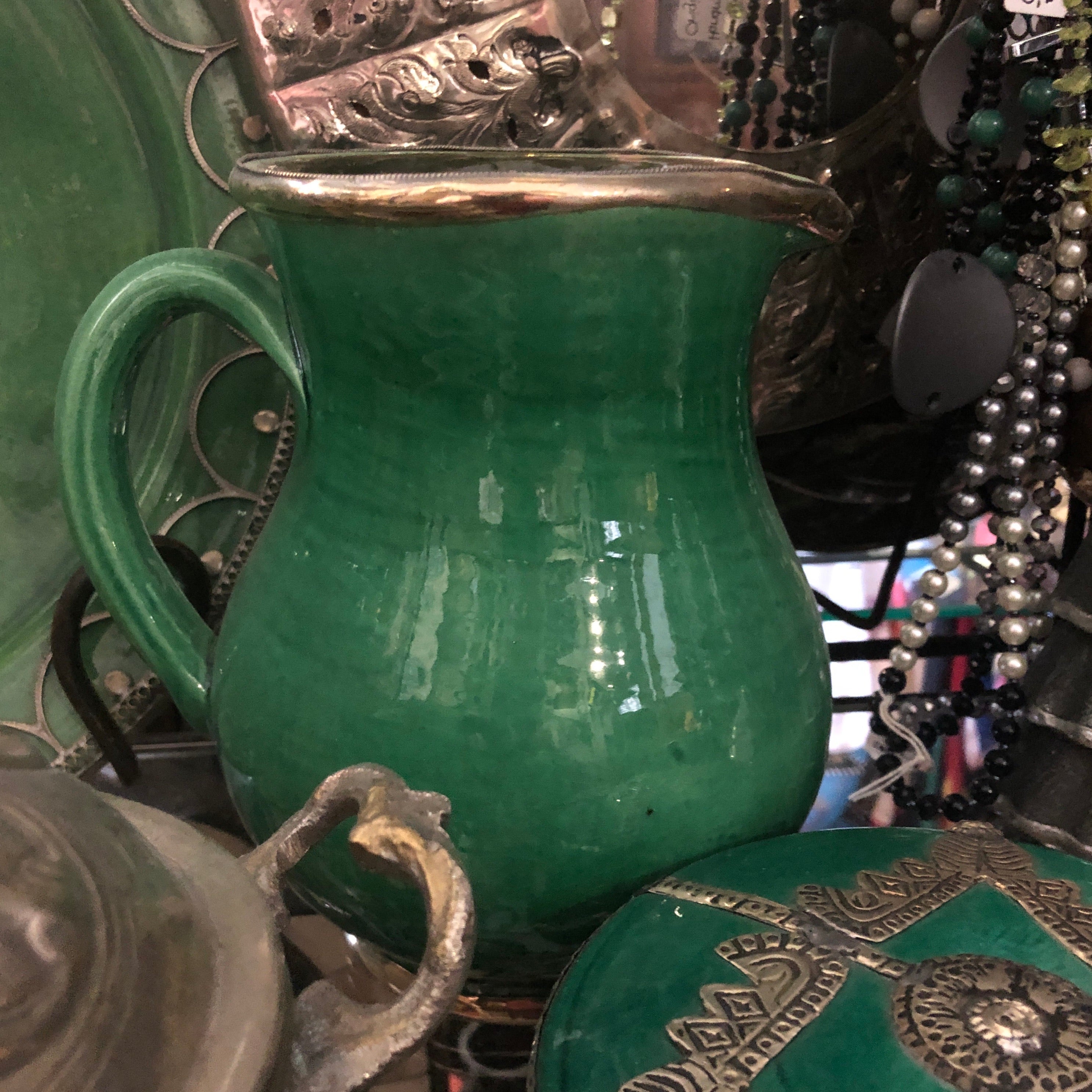 Safi Jug in Emerald