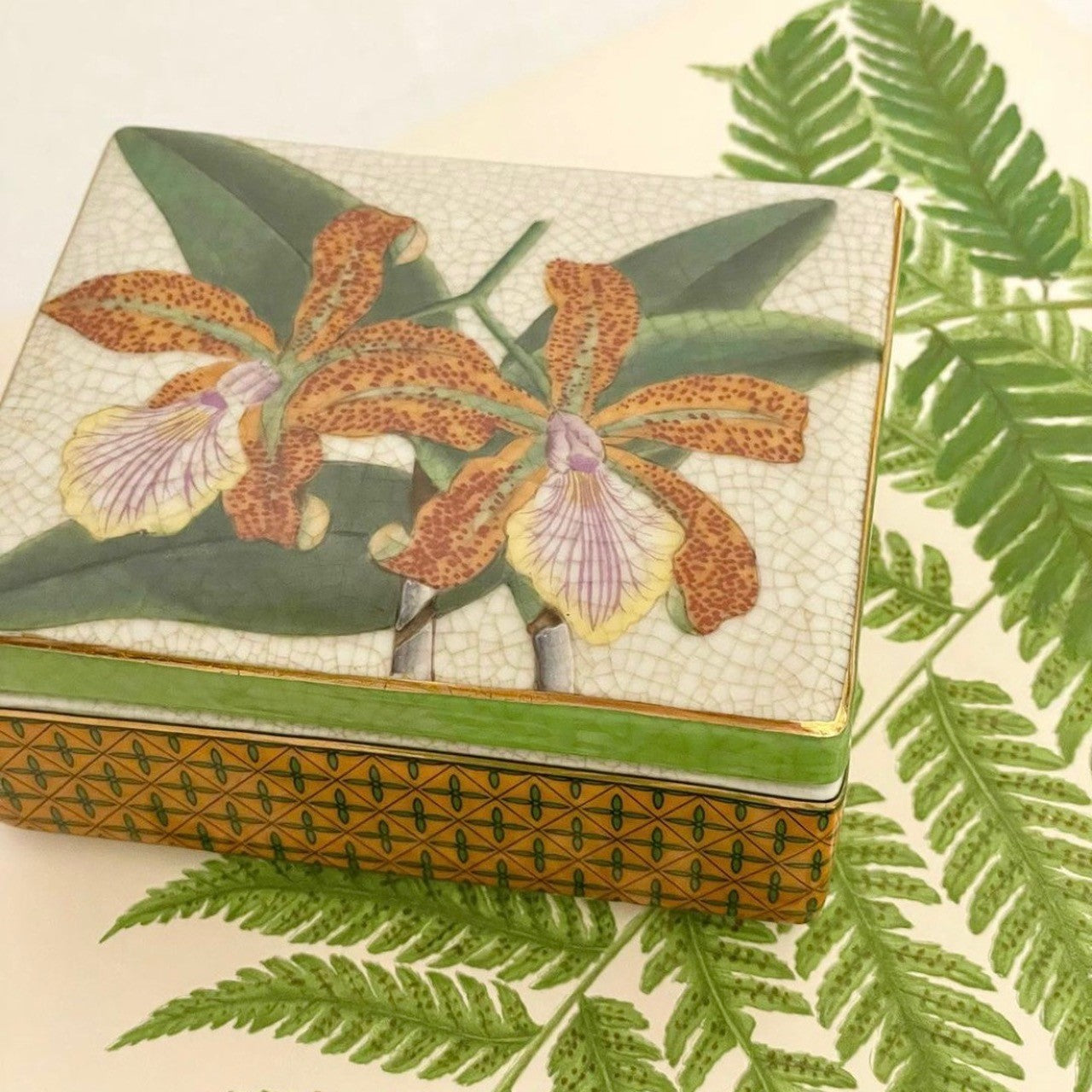 Tiger Lily Trinket Box