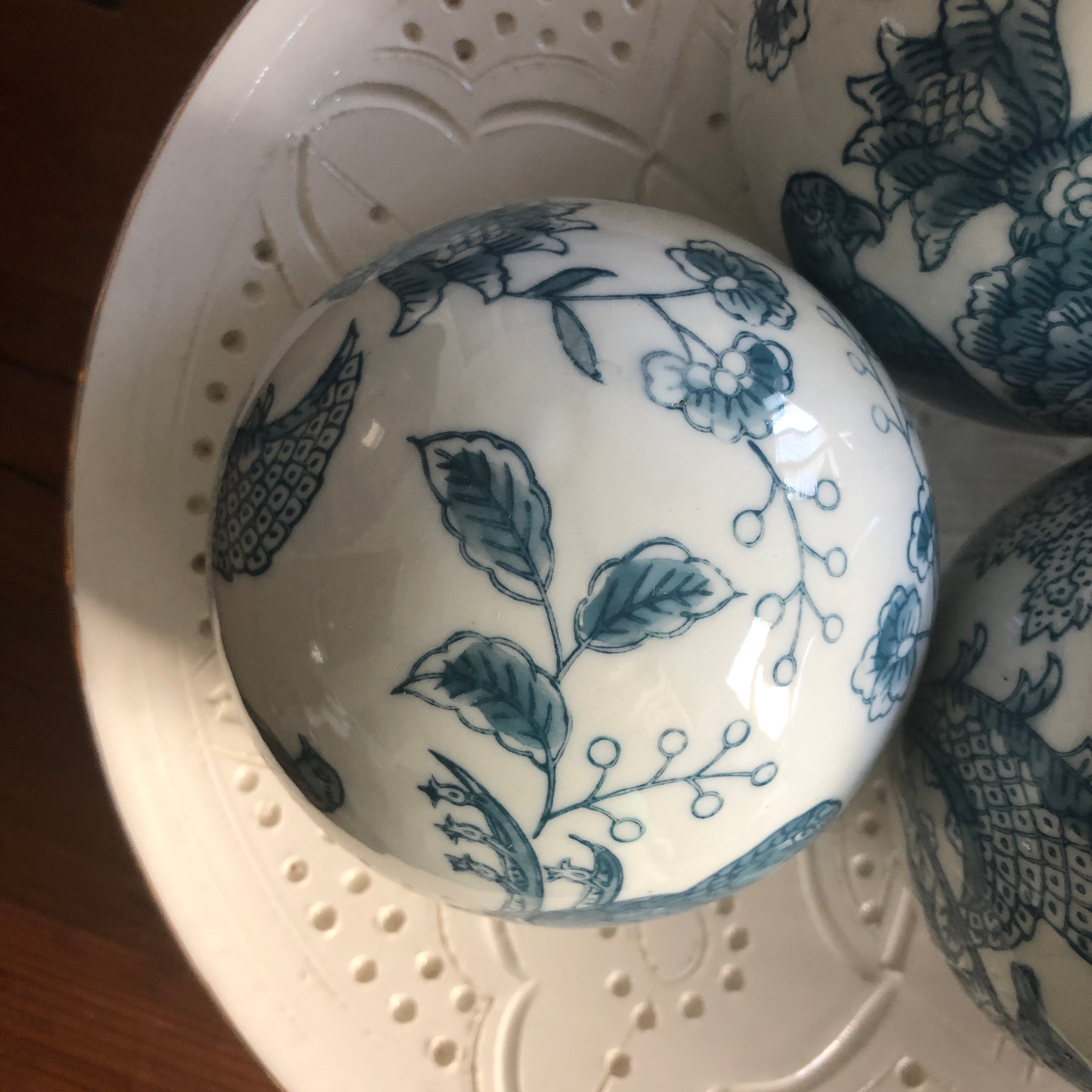 Chinoiserie Decorator Ball in Blue - Sold Individually