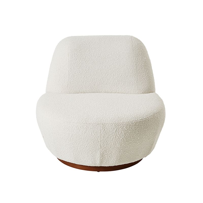 Cape Occasional Chair in White Boucle