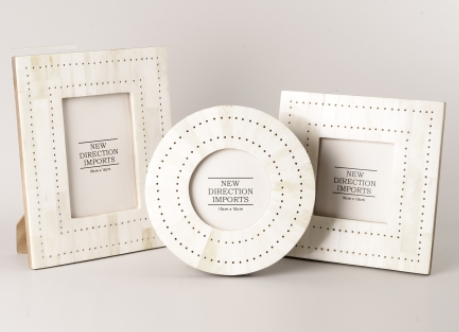Ivory Lace Bone Frame