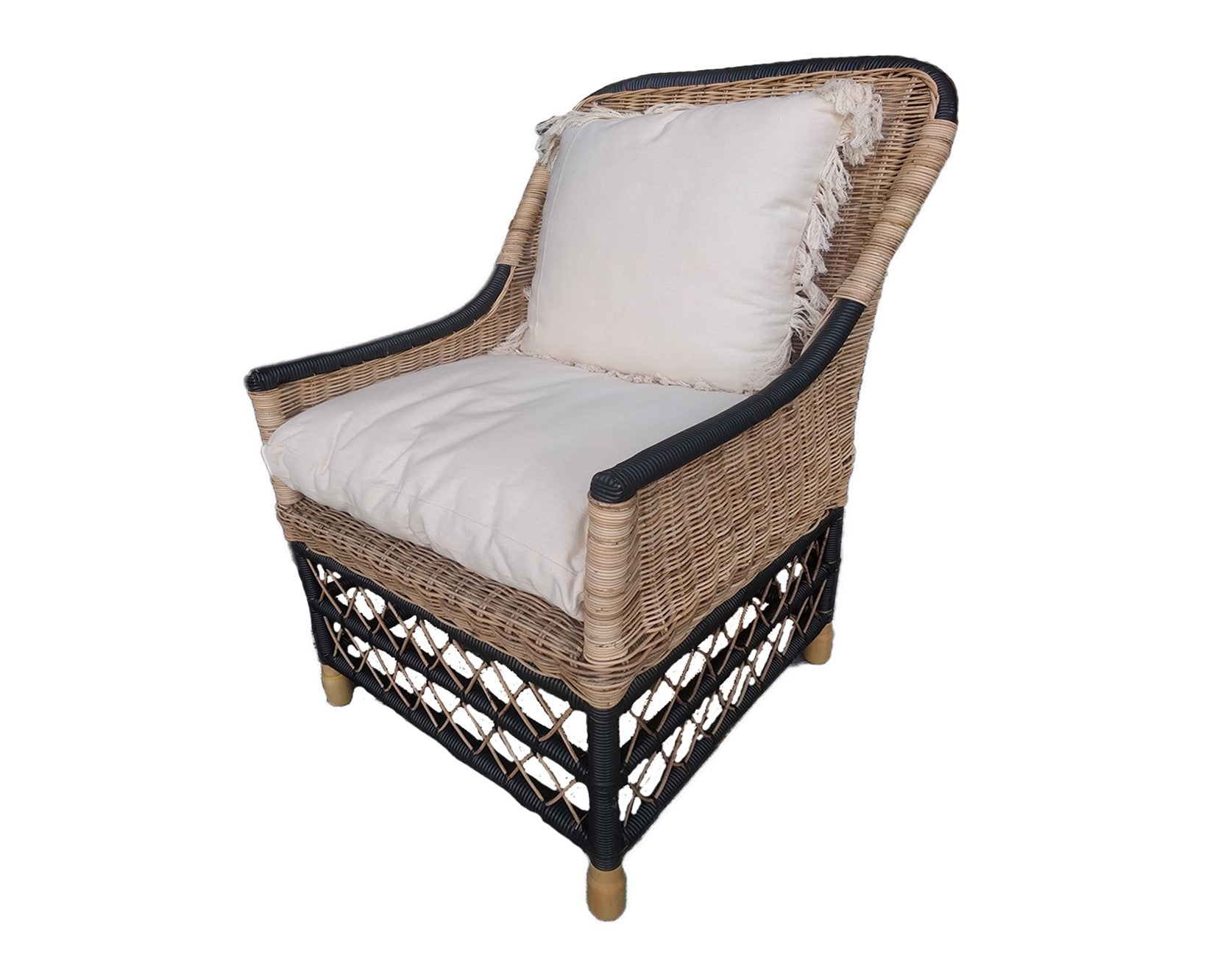 Coastal Chair in Black and Natural