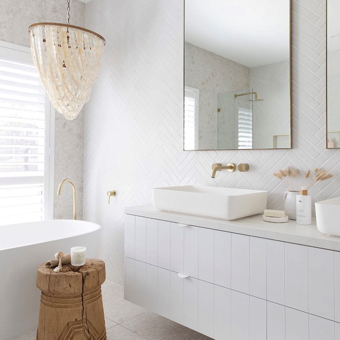 Pearl Oval Chandelier