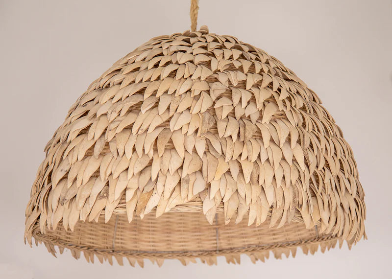 Coconut Thin Dome Pendant Light