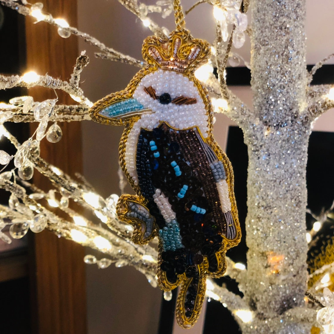 Kookaburra Sequin Hanging Decoration