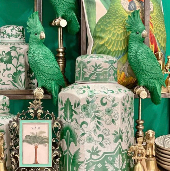 Cacatoes Royale on Stand in Green