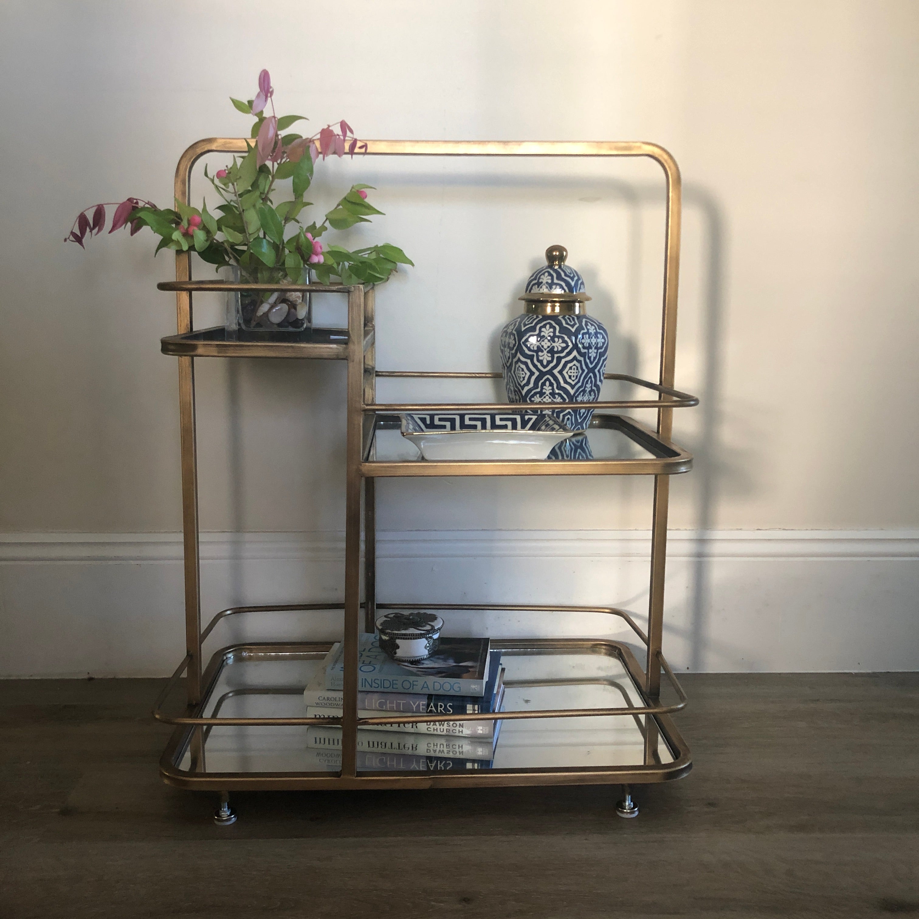 Kent Metal Side Table/Trolley