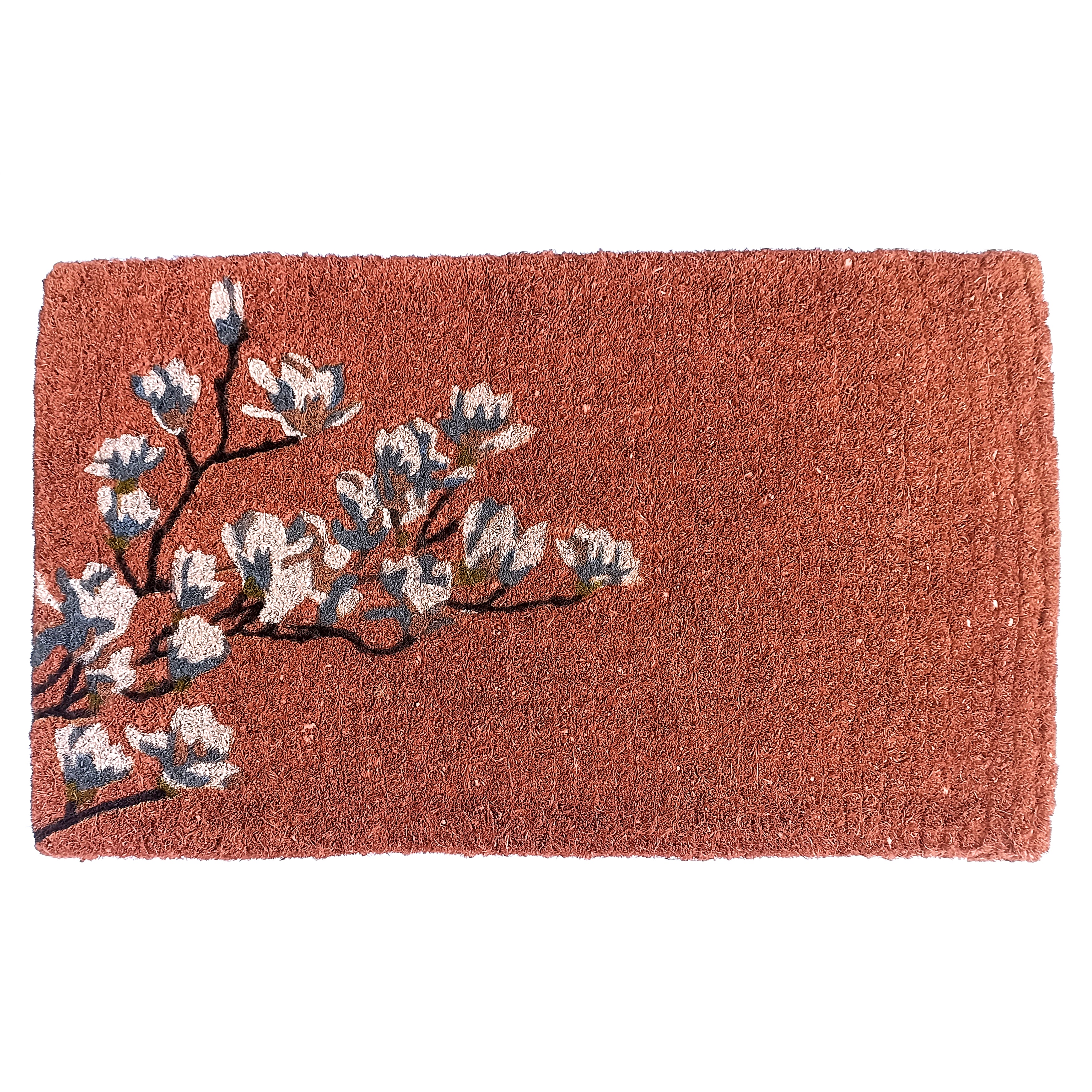 Magnolia Premium Door Mat in Coral