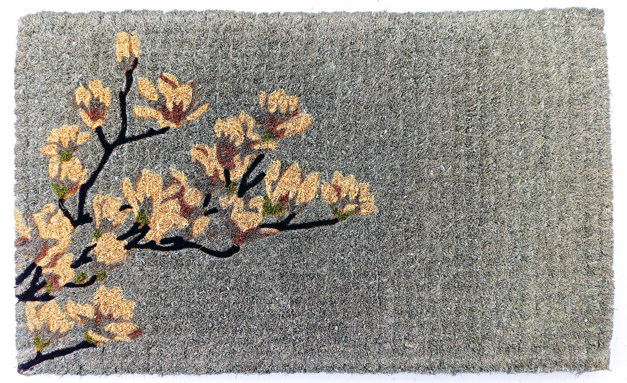 Magnolia Premium Door Mat in Grey