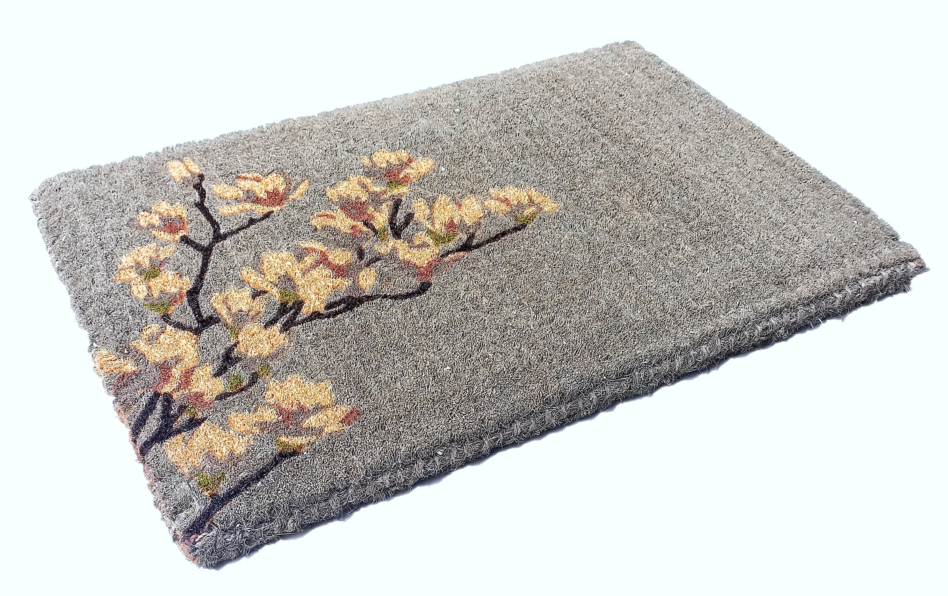 Magnolia Premium Door Mat in Grey