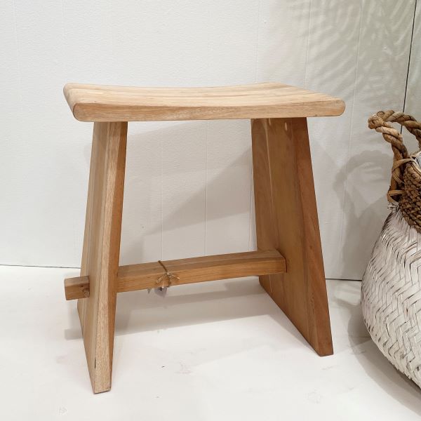 Attic Teak Stool