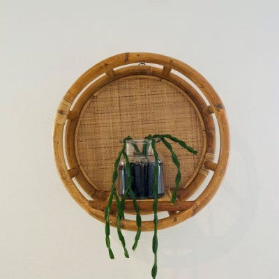 Rattan Mali Round Shelf