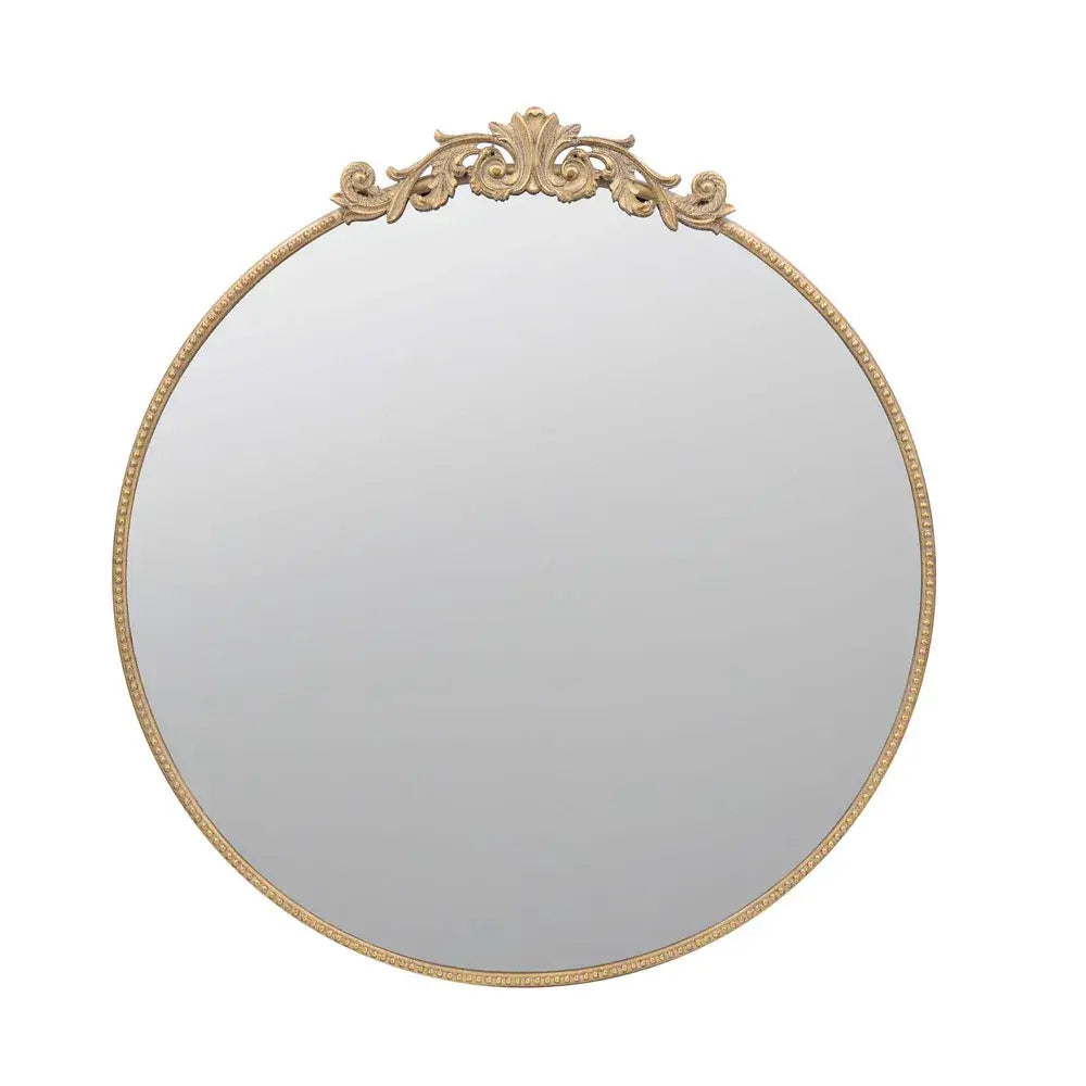 Dia Round Mirror in Gold