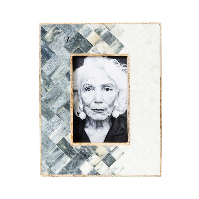 Bone Inlay Mosaic Frame 4' by 6'