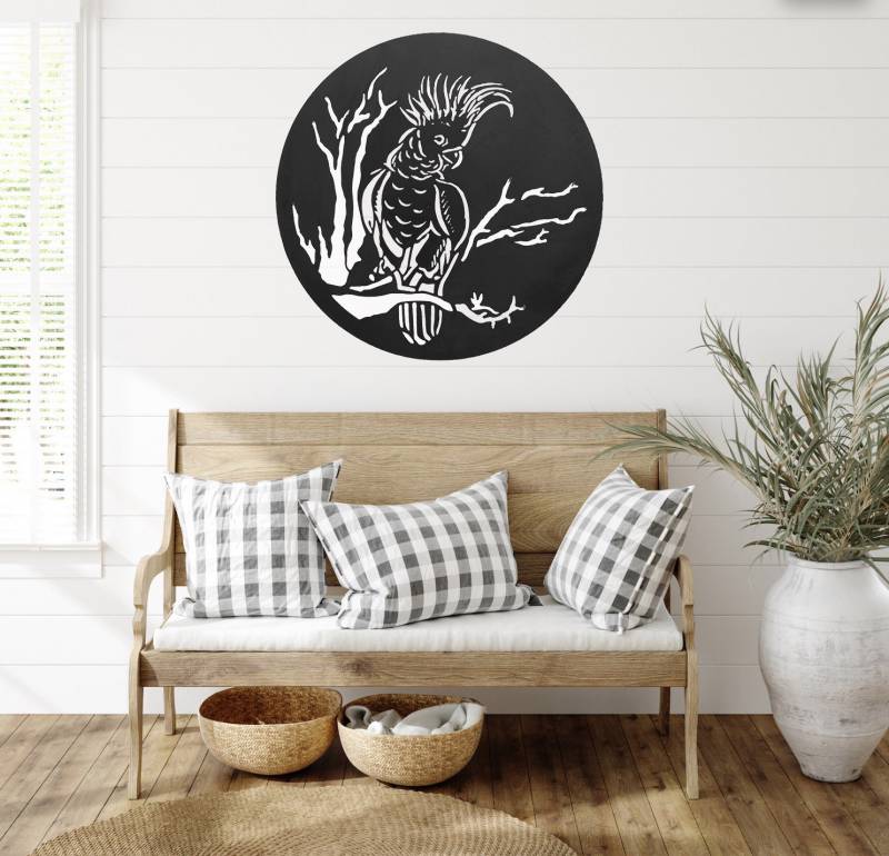Cockatoo Metal Wall Art