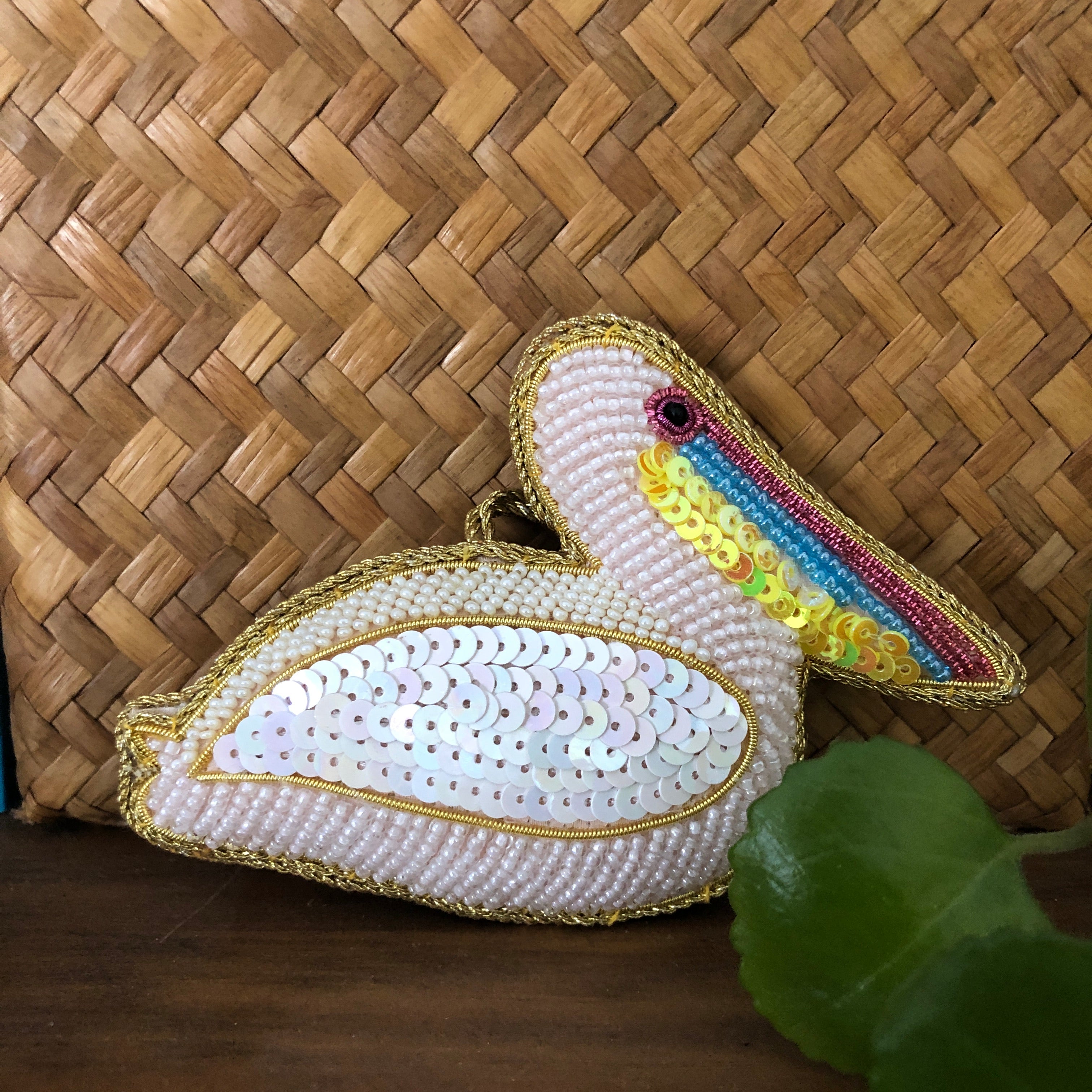 Pelican Sequin Hanging Decoration