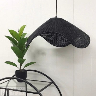 Kudu Wave Lightshade in Black