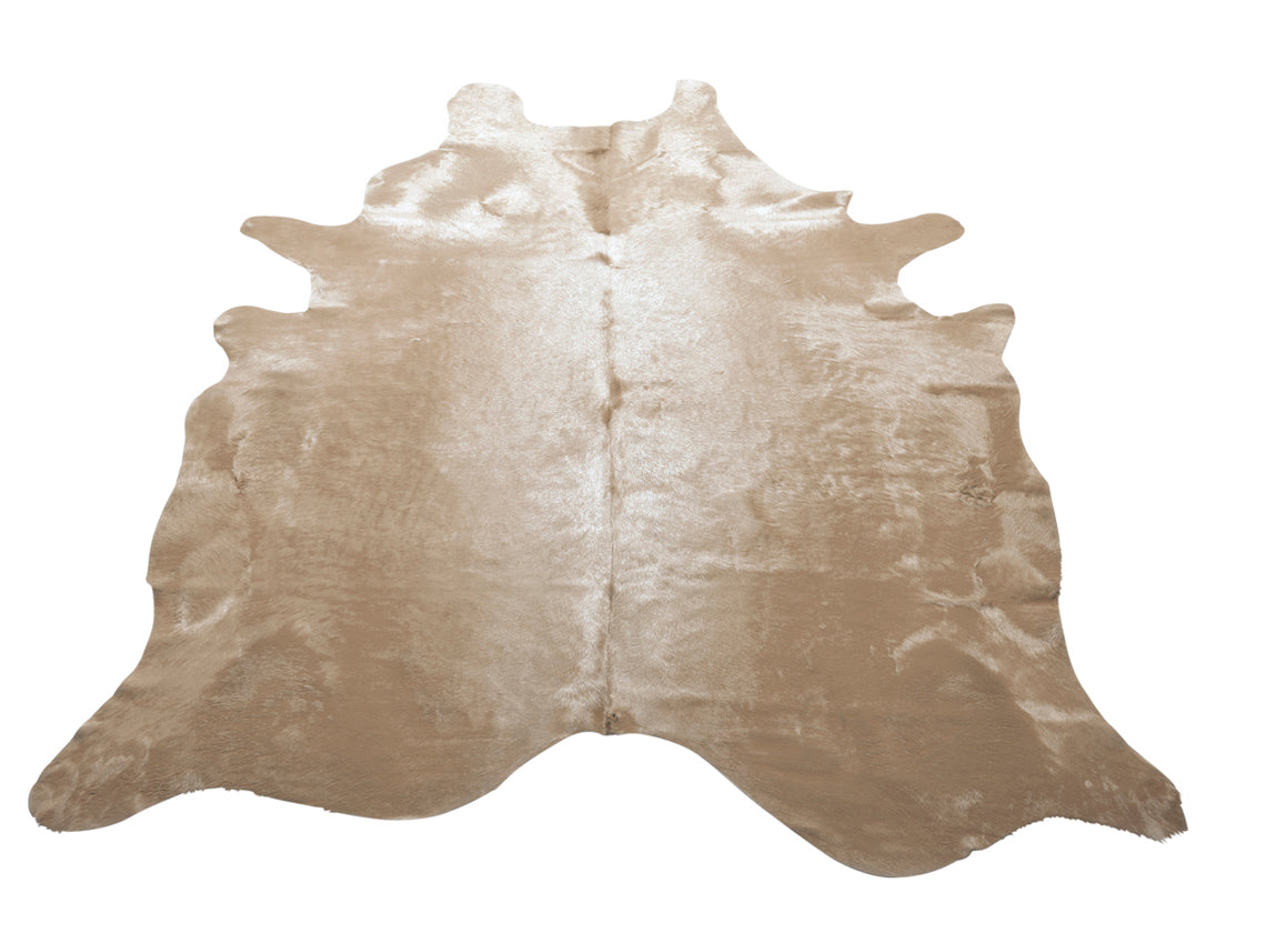 ** Clearance ** Ecru Dyed Cow Hide Rug