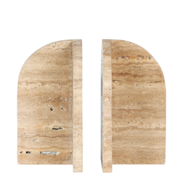 Eden Travertine Bookend Set
