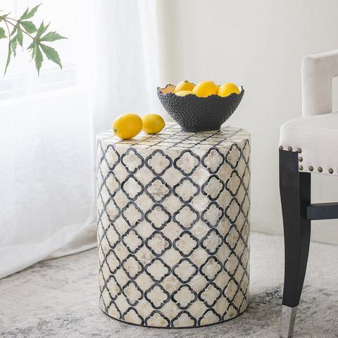 Eilat Shell Stool Side Table