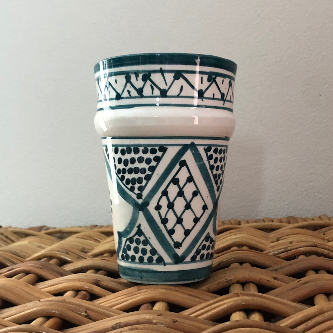 Genuine Rabat Safi Traditional Mug in Teal