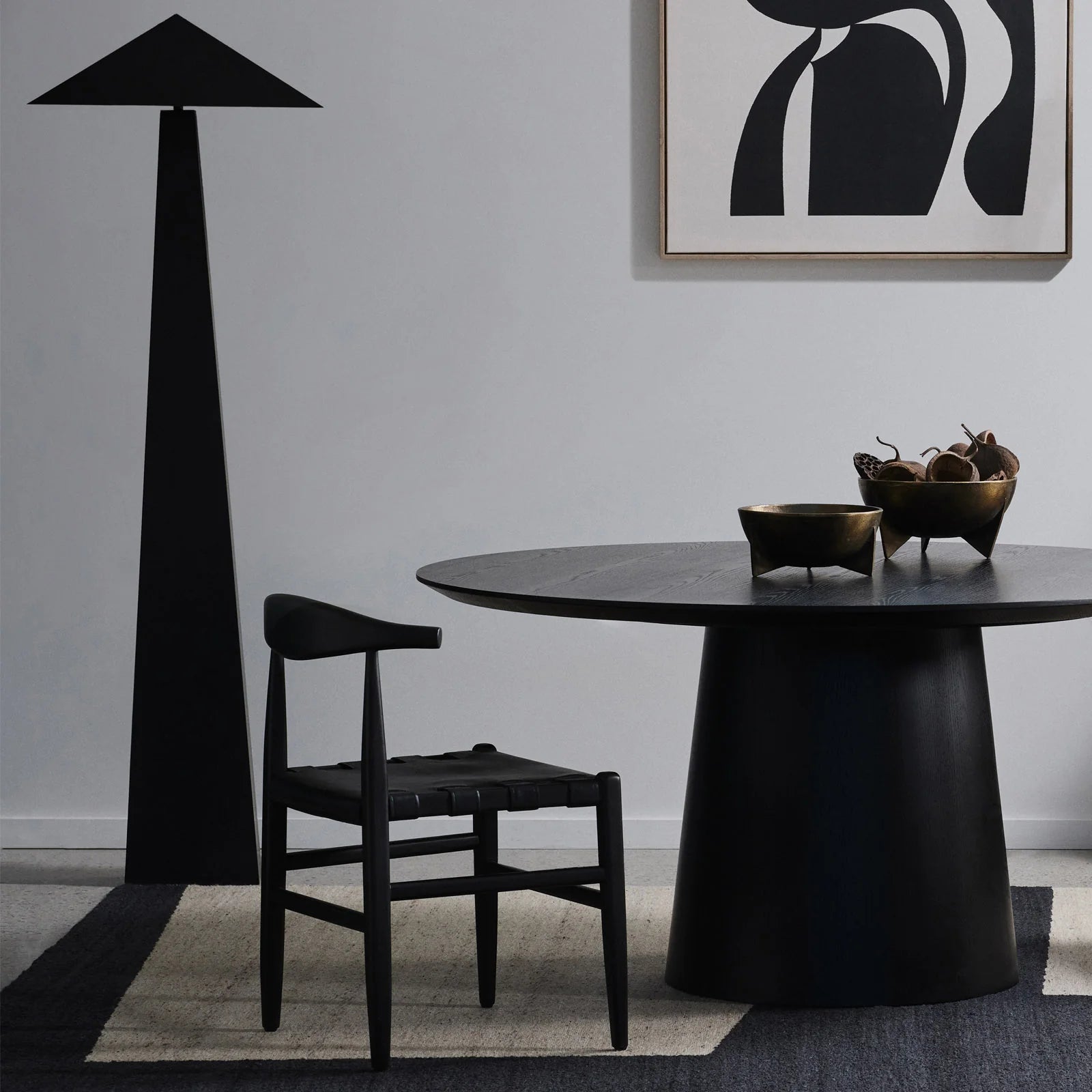 Laura Chair in Black Leather