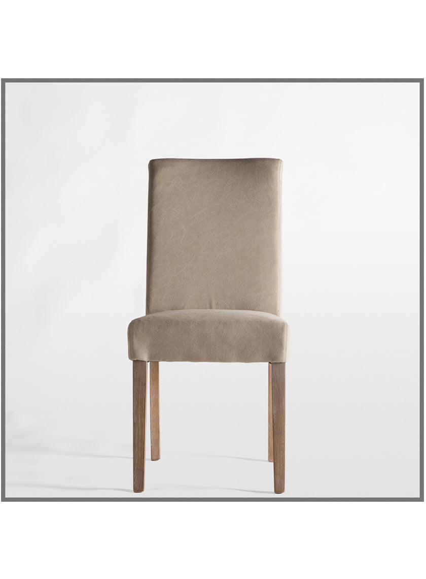Matelasse Dining Chair in Oatmeal