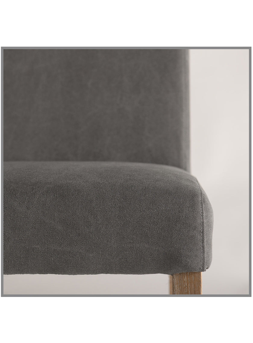 Matelasse Dining Chair in Shale Grey