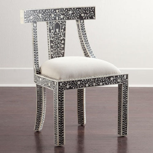 Bone Inlay Accent Chair