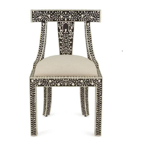 Bone Inlay Accent Chair