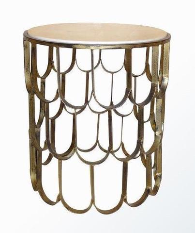 Fishscale Side Table