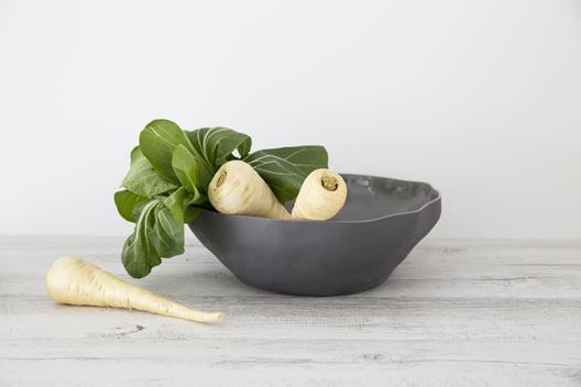 Flax Fruit Bowl in Charcoal