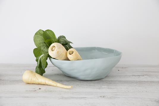Flax Fruit Bowl in Light Blue
