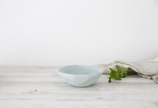 Flax Fruit Bowl in Light Blue
