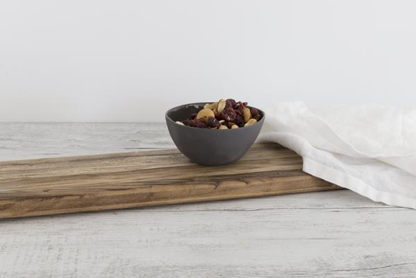 Flax Fruit Bowl in Charcoal