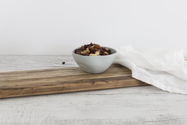 Flax Fruit Bowl in Grey