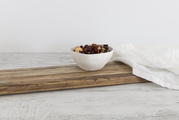 Flax Fruit Bowl in White