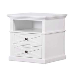 Rosebud Bedside Table with Drawers
