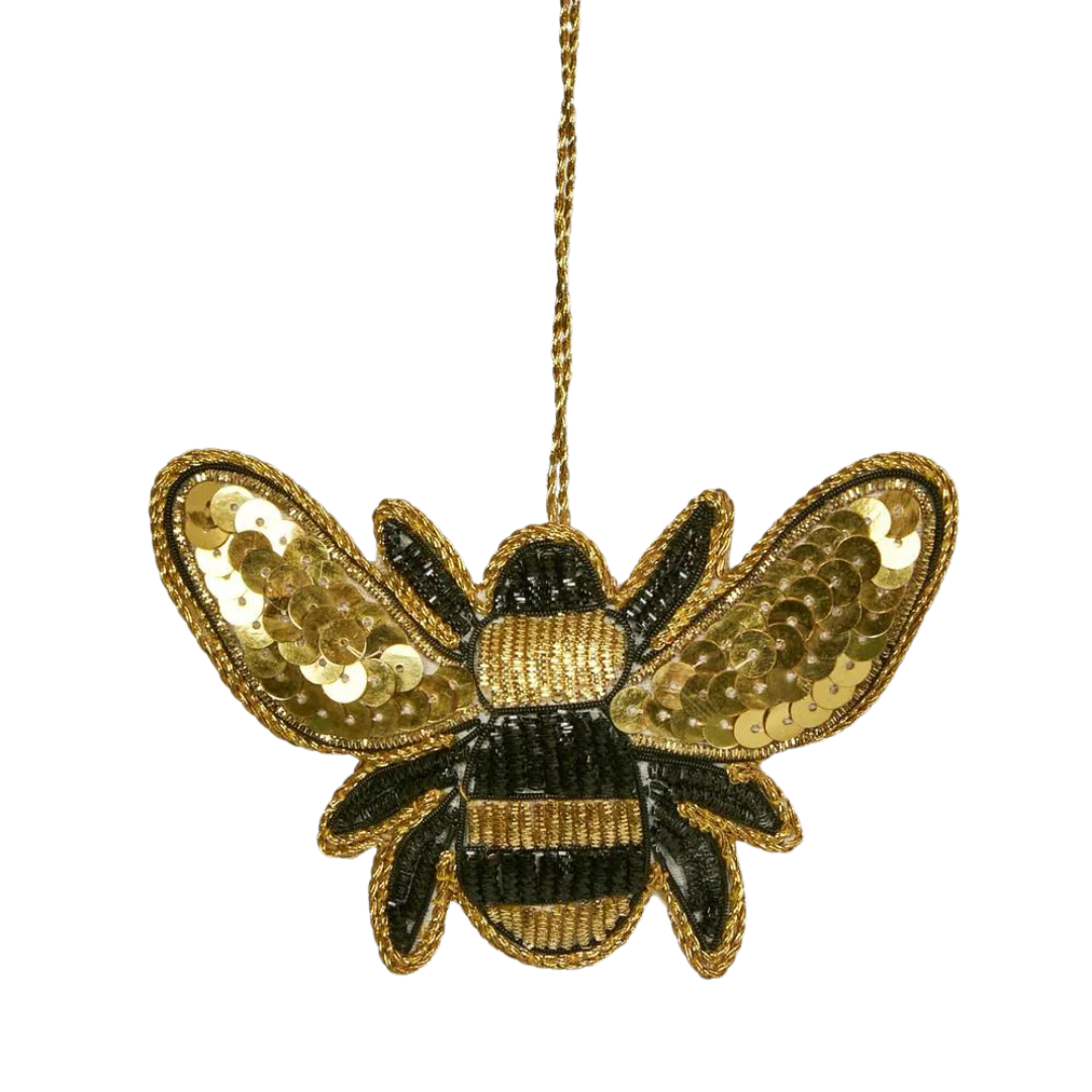 Bumble Bee Sequin Hanging Decoration