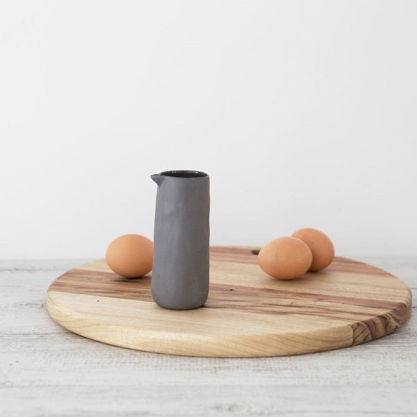Flax Jug No Handle in Charcoal