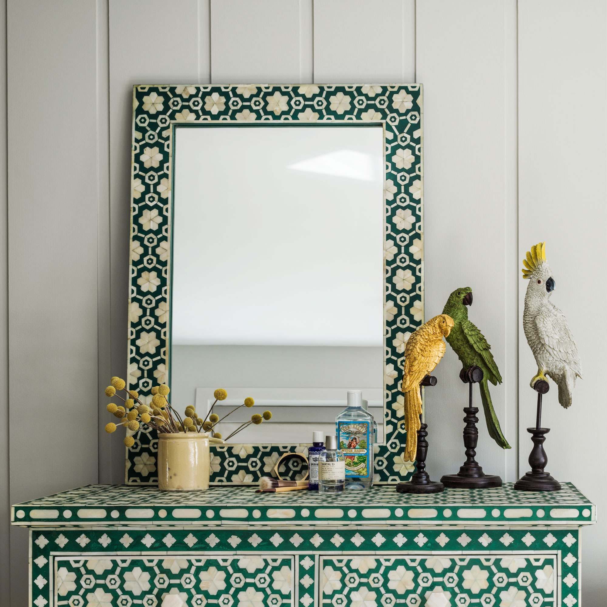 Garland Bone Inlay Mirror