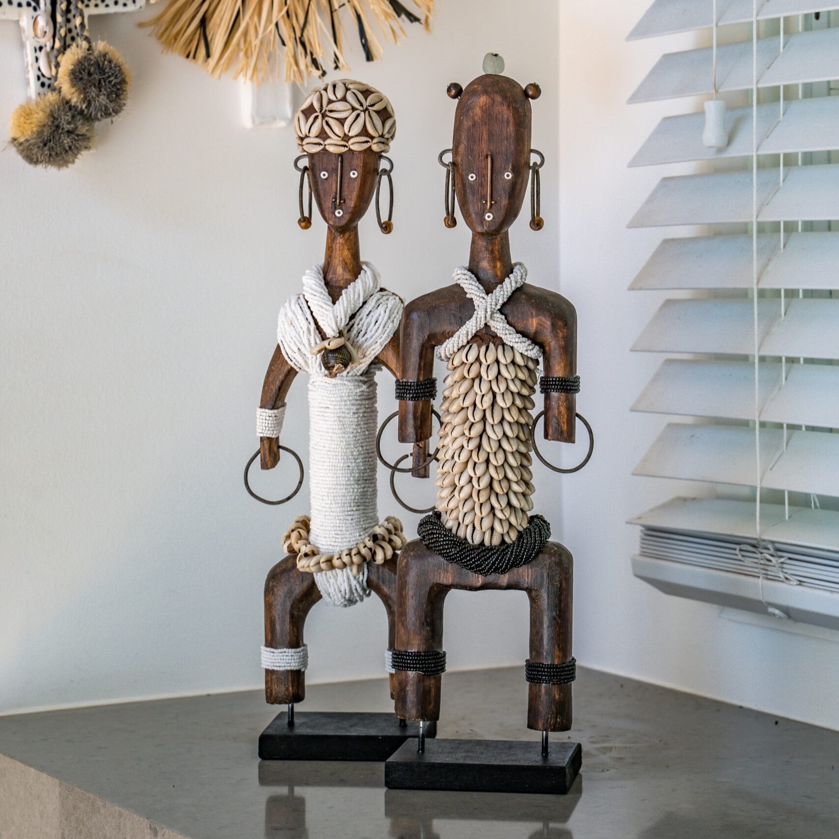 Ndamji Beaded Warrior Doll