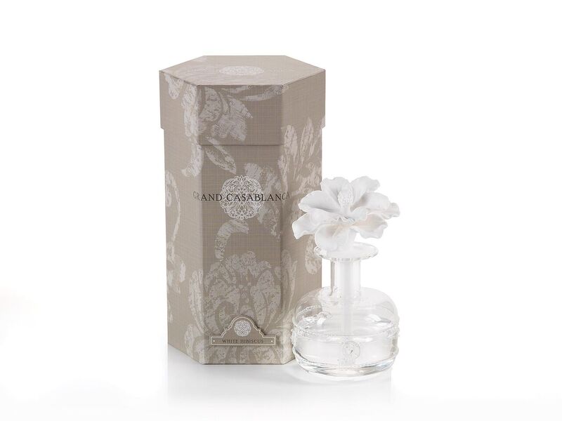Grand Casablanca Porcelain Diffuser - White Hibiscus