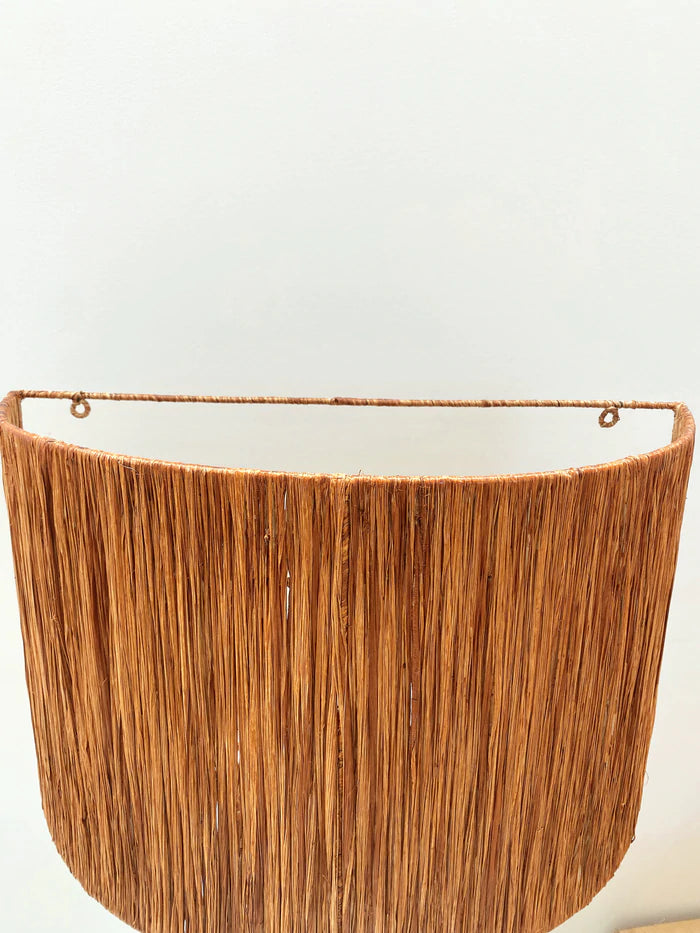 Guava Woven Sconce Pendant in Brown