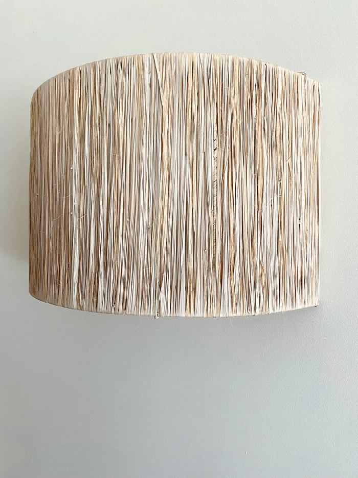 Guava Woven Sconce Pendant in Natural