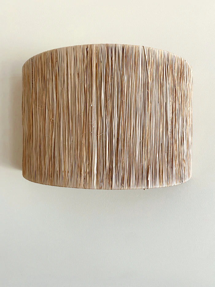 Guava Woven Sconce Pendant in Natural