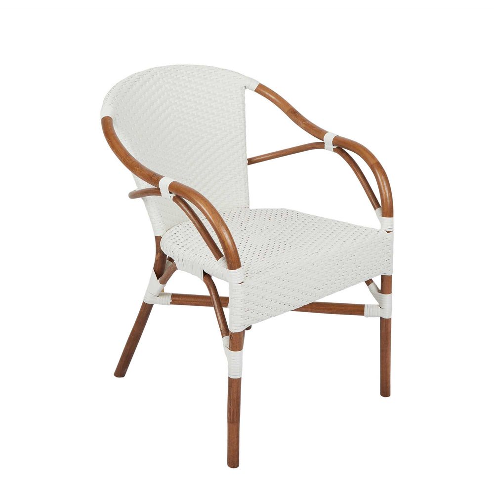 Harlow Rattan Chair in White
